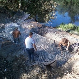   -  Gabbianata per messa in sicurezza sponde del Ticino a Trecate (NO) #2  